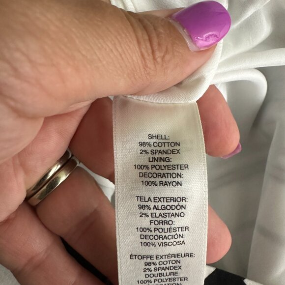 2/$30 White House Black Market Monochrome Plaid Mini Skirt 2 #A0064 - Picture 8 of 10